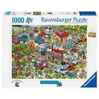 The Campsite 1000 Piece Jigsaw Puzzle image number 1