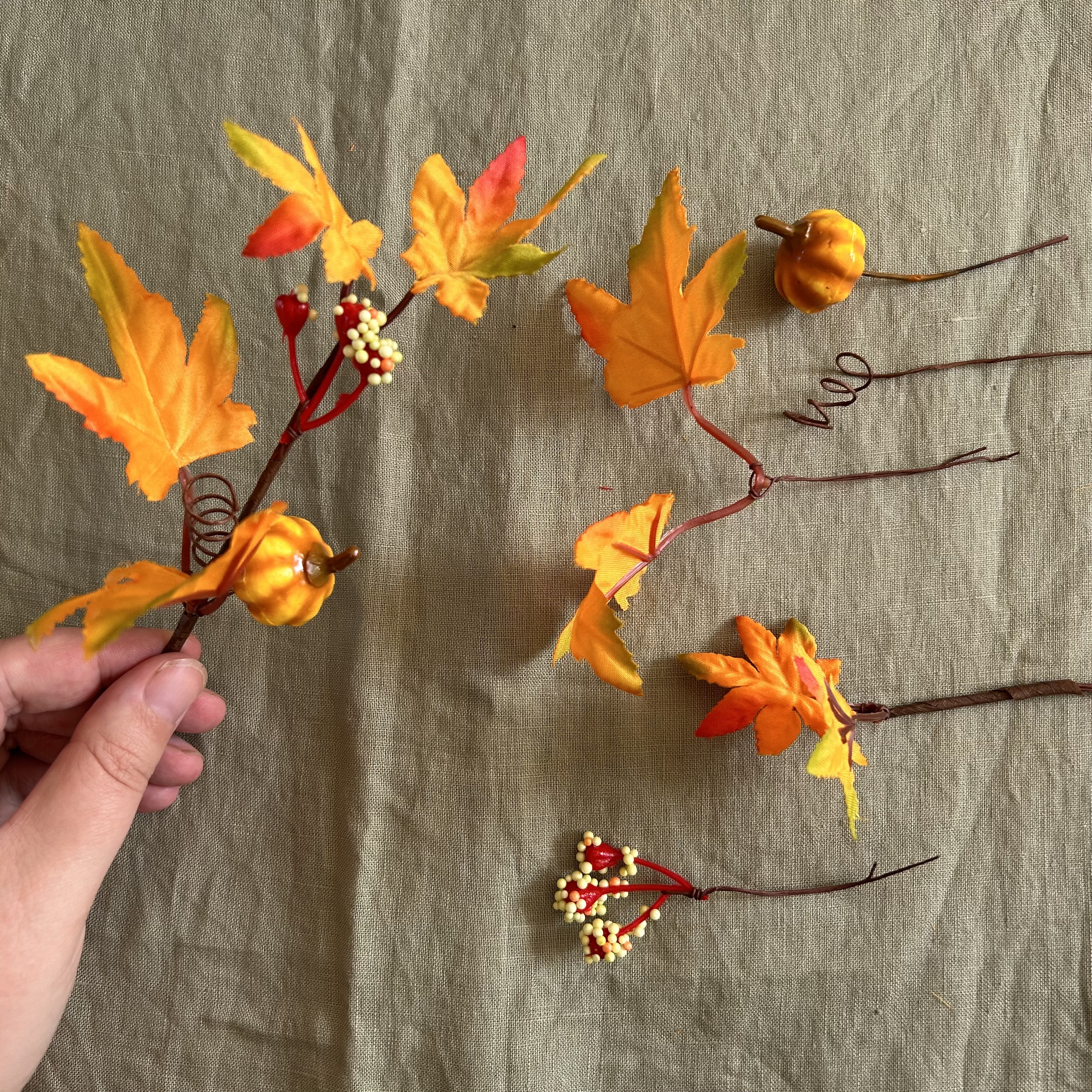 Autumn Wreath Step 1