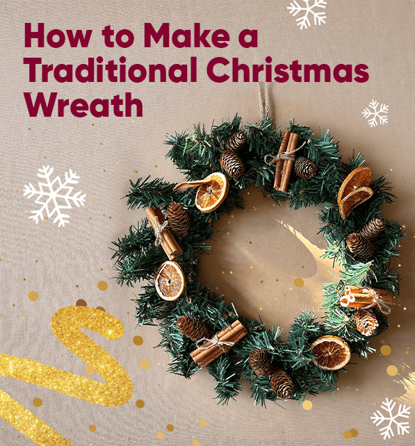 How To Make a Traditional Christmas Wreath