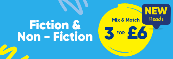 3 for £6 Fiction and Non-Fiction Books