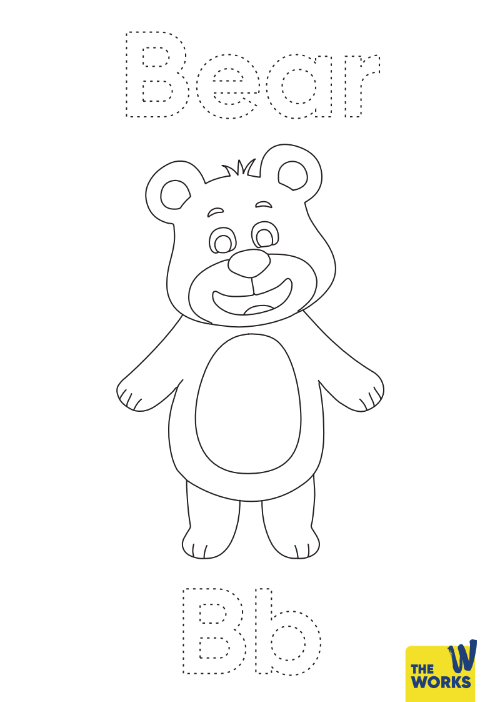 Teddy Bear Dot-to-Dots