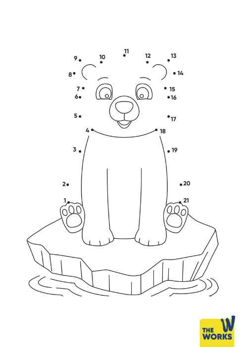 Polar bear dot to dot