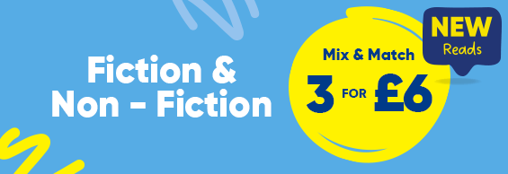 3 for £6 Fiction & Non-Fiction Books