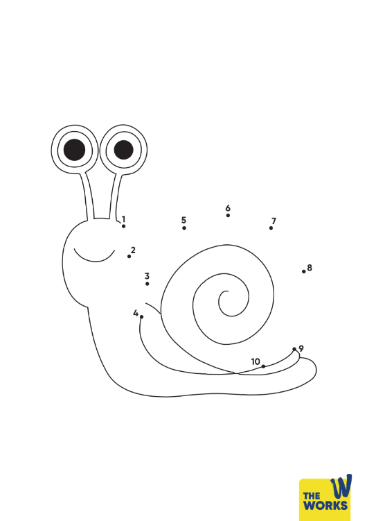 Snail Dot-to-Dot