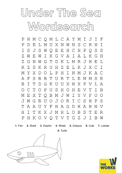 Sea Wordsearch