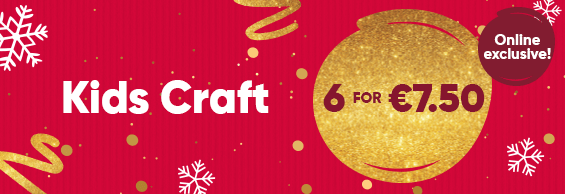 6 for €7.50 Kids Crafts