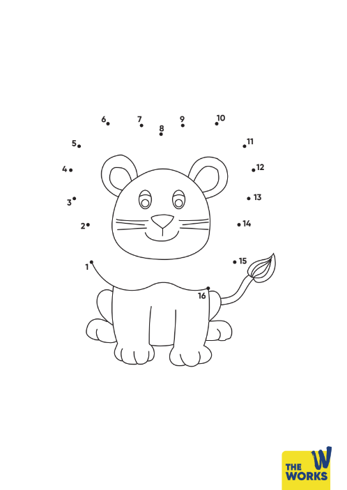 Lion Dot-to-Dot