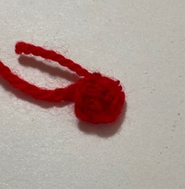 Crochet reindeer nose