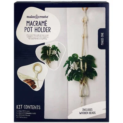 Macrame Hanging Pot Holder Kit