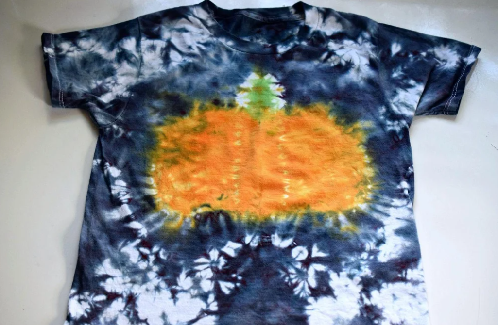 Pumpkin Tie-Dye T-Shirts