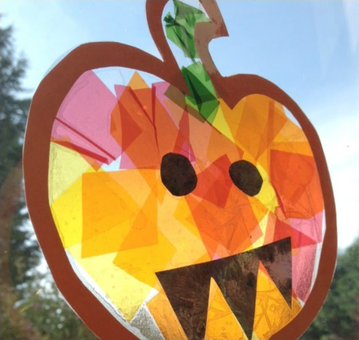 Pumpkin Suncatchers