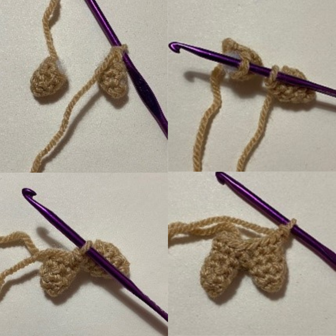 Reindeer Crochet Antlers