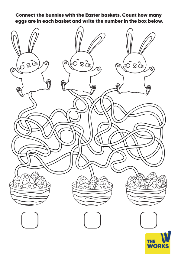 Free Printable Easter Activity Sheets | The Works