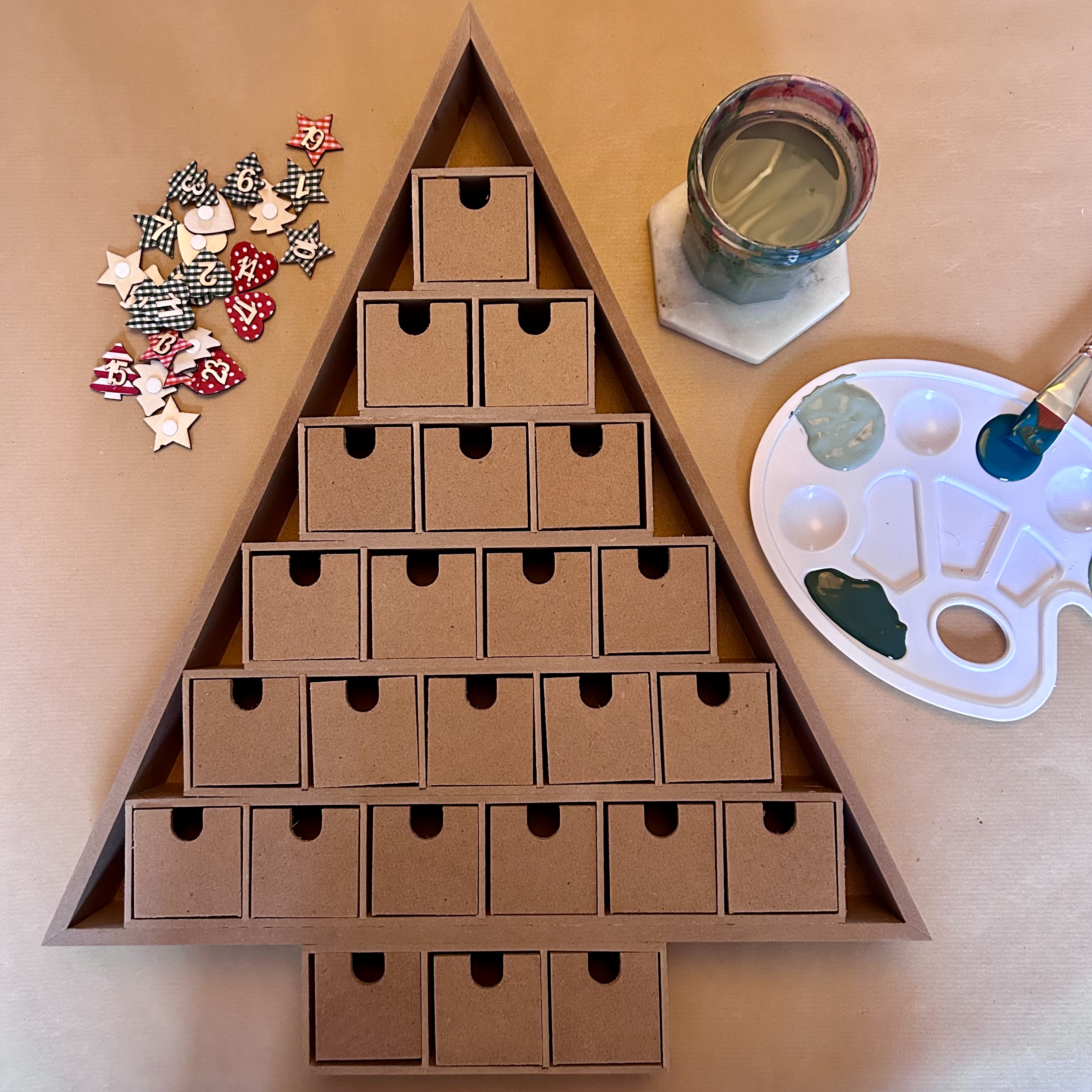 diy advent tree