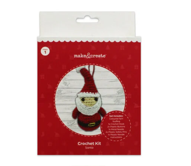 Crochet Craft Kit Santa