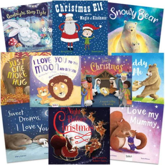 10 Christmas Kids Picture Books Bundle