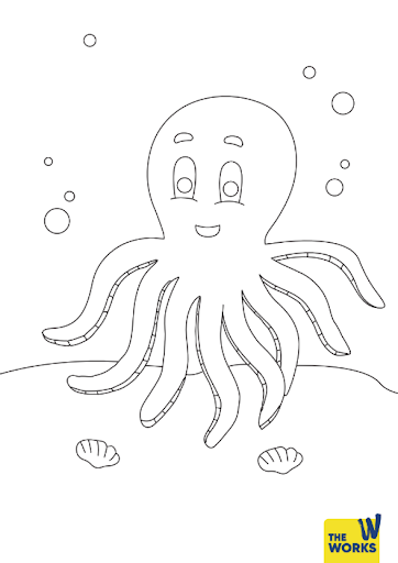 Octopus Colouring Sheet