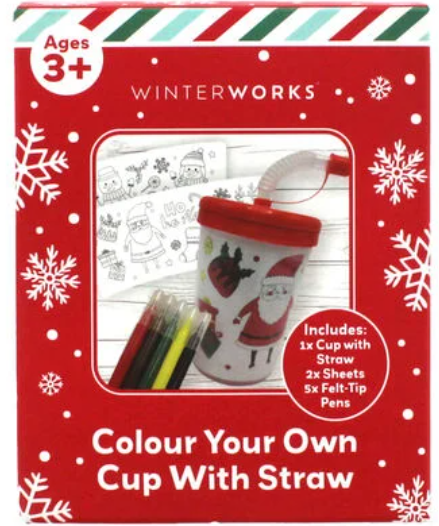 Colour Your Own Christmas Cup