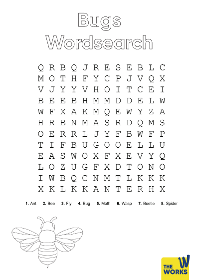 Bugs Wordsearch