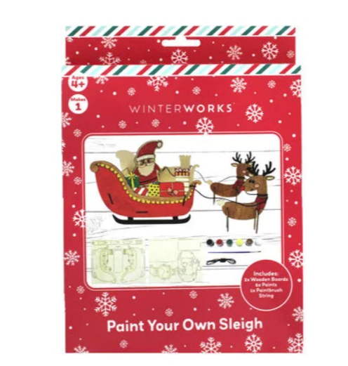 Paint Your Own Wooden Sleigh