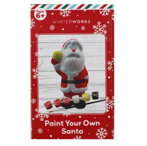 Paint Your Own Ceramic Santa