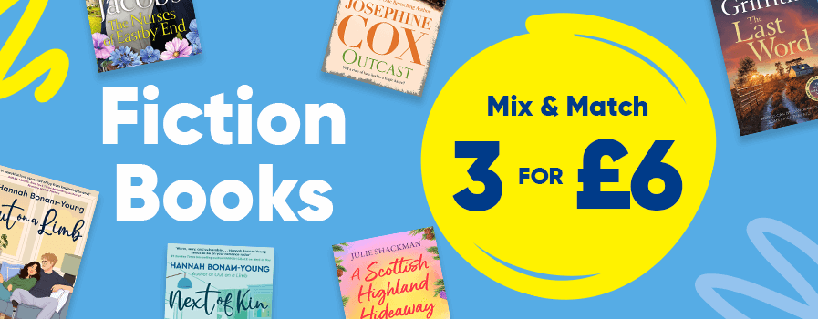 3 for £6 Fiction Books