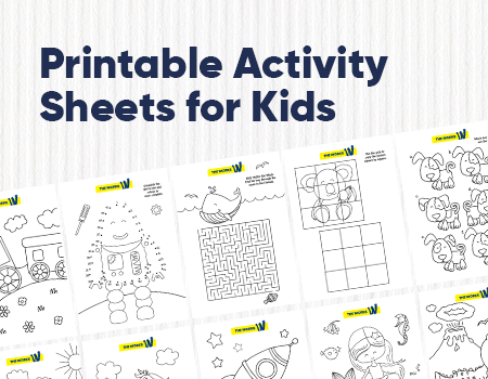 Printable Activity Sheets for Kids