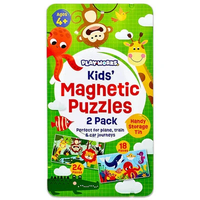 Playworks magnetic travel tin game