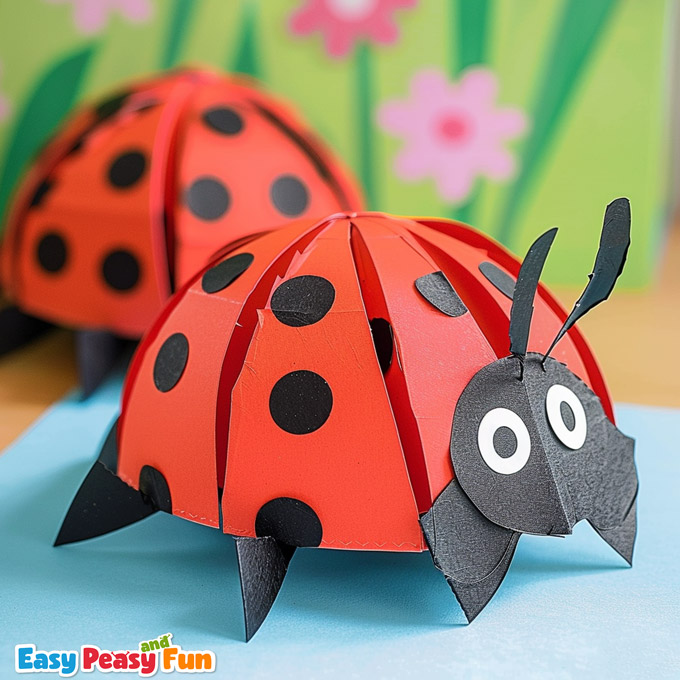 Paper Ladybird Craft