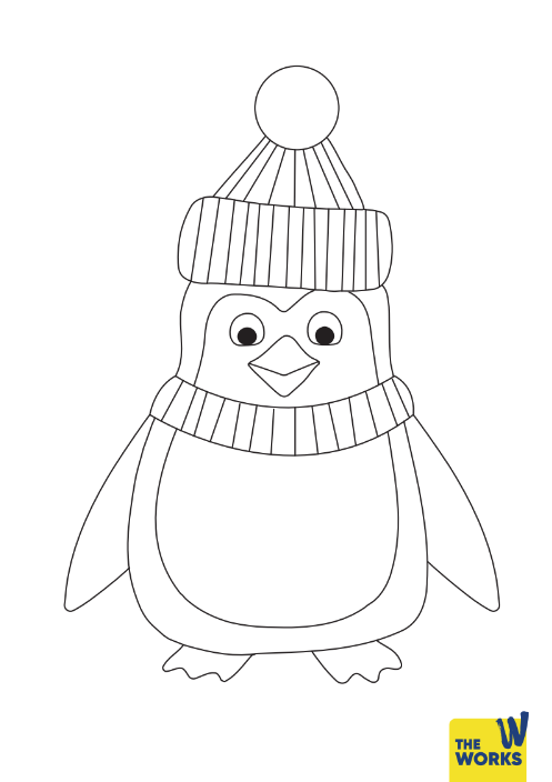 Penguin Colouring Sheet