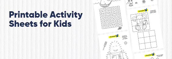 Printable Activity Sheets for Kids