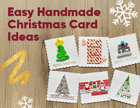 Easy Handmade Christmas Card Making Ideas