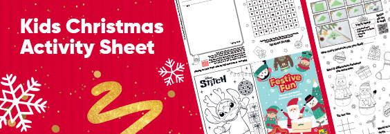 Kids Christmas Activity Sheet