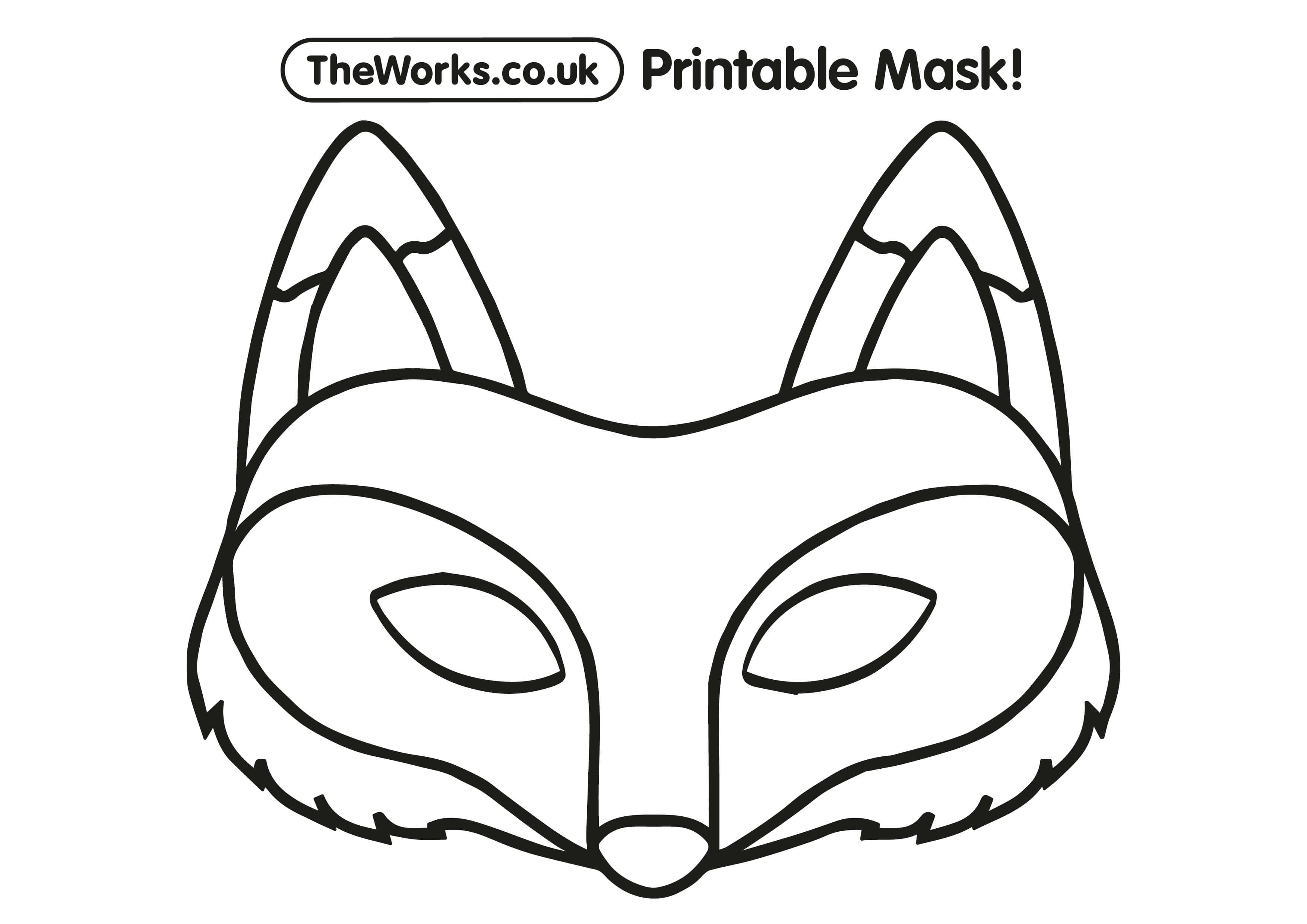 Printable Animal Mask