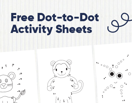 Free Dot-To-Dot Activity Sheets