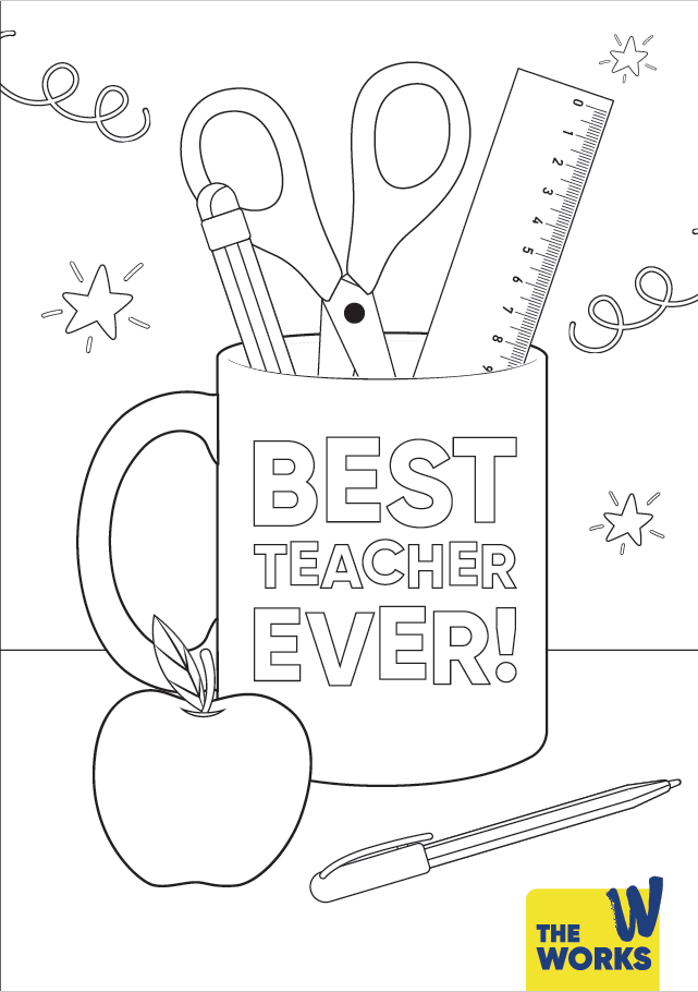 Best Teacher Ever Printable Card