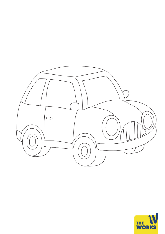 Car Colouring Sheet