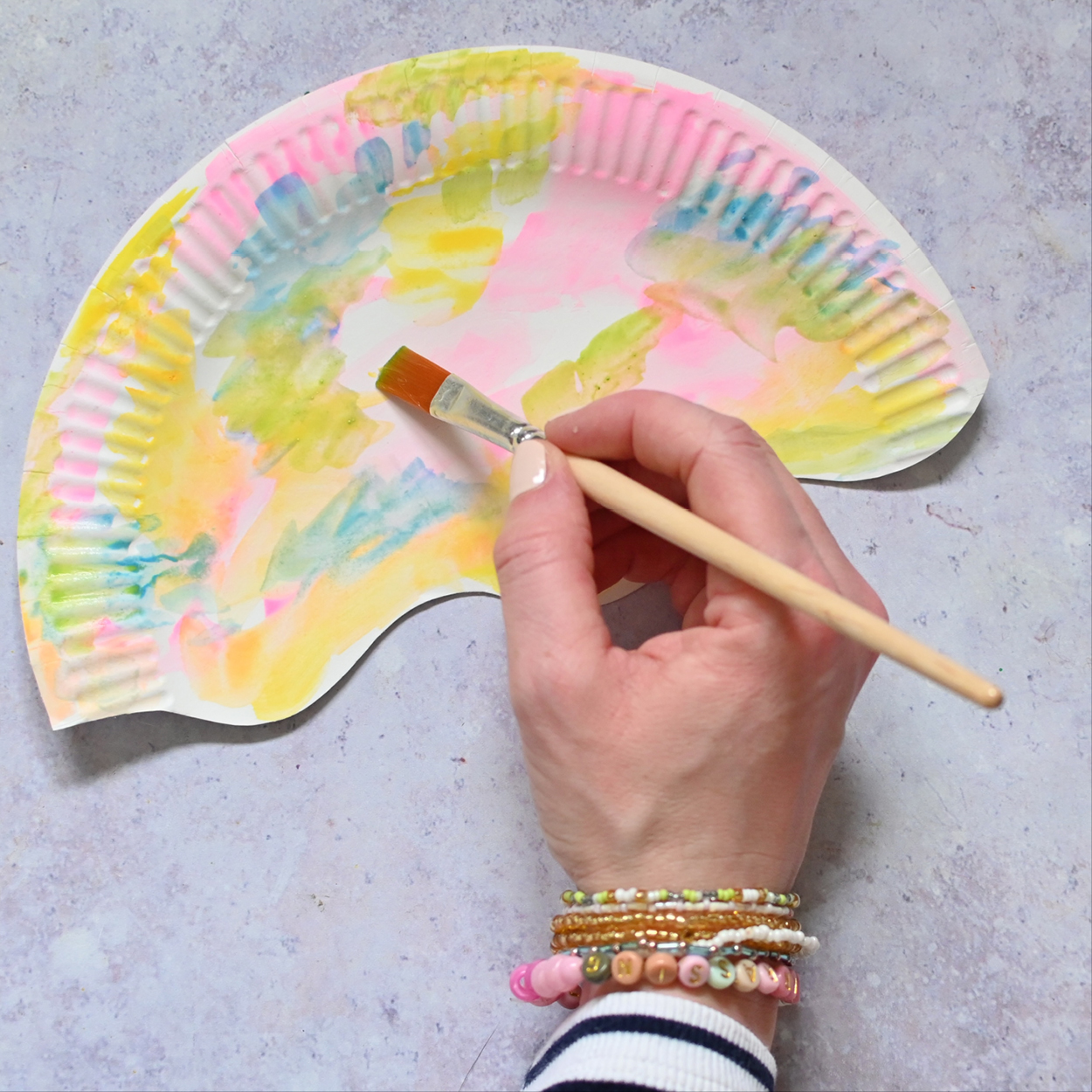 Paint your paper plate