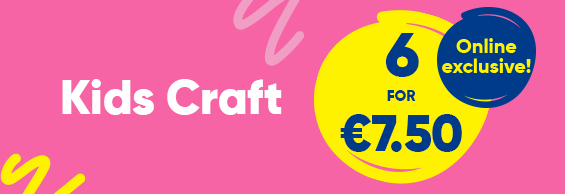 6 for €7.50 Kids Crafts