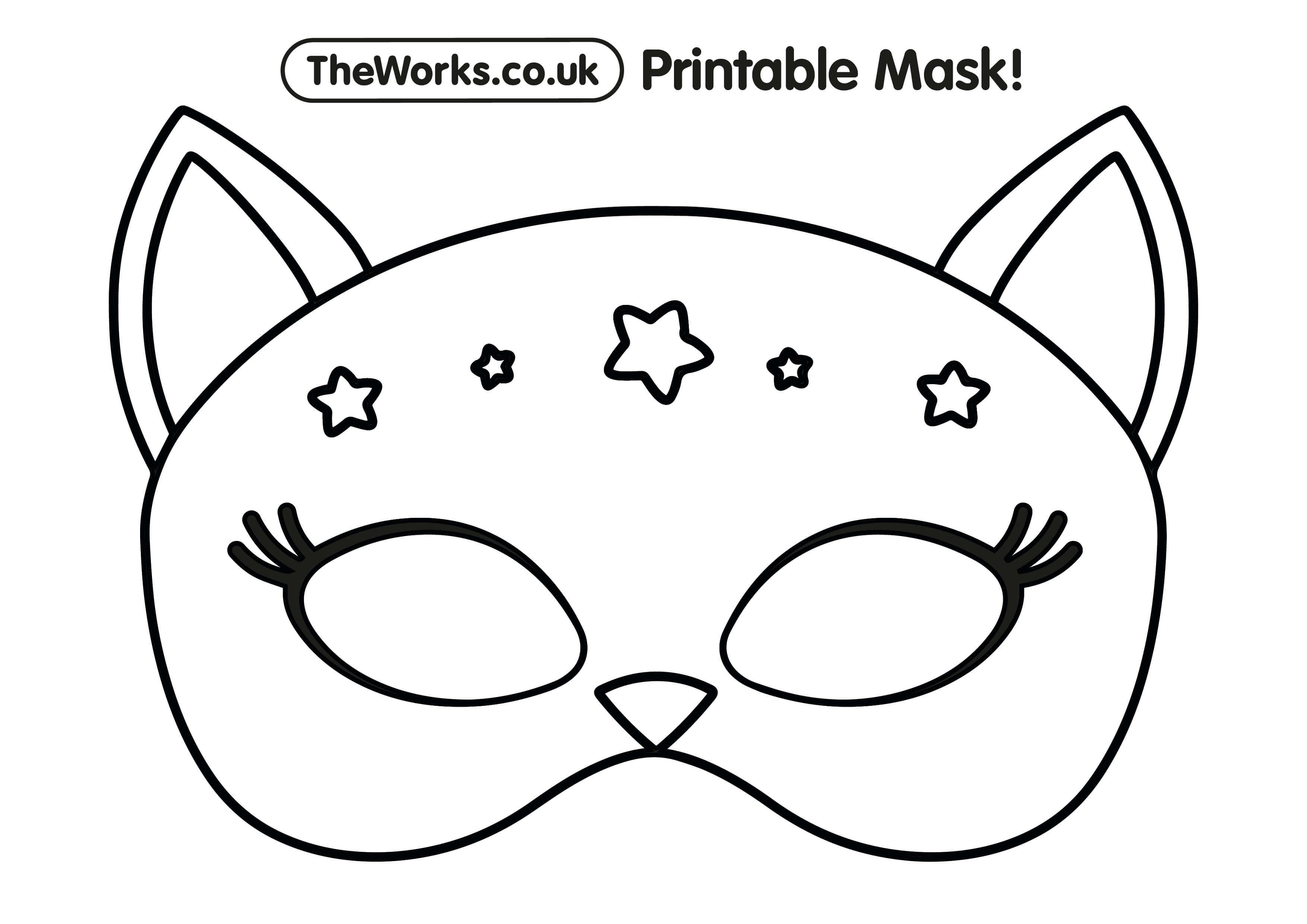 marvel black cat mask template