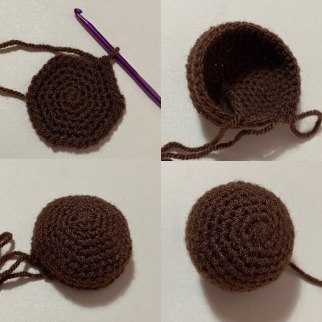 Reindeer Bauble Crochet First Step