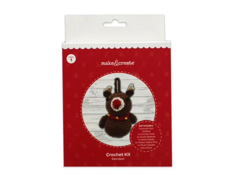 Crochet Craft Kit Reindeer