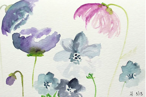 10 Easy Watercolour Painting Ideas For Beginners
