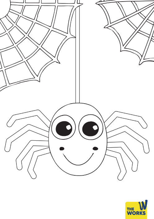 Creepy Crawler Colouring Sheet