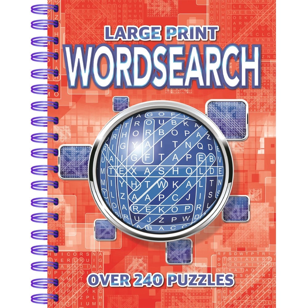 Large Print Wordsearch: Over 240 Puzzles - Igloo Books - Puzzle Books (Paperback)