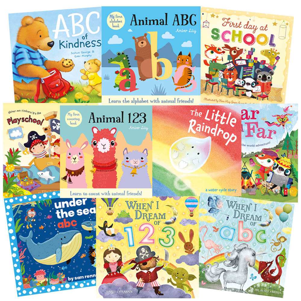 Early Learning Stories: 10 Kids Picture Book Bundle - Children's Book Collections - (Book Collection)