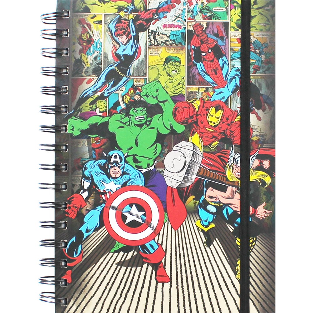 A5 Marvel Mix Notebook (Spiral Bound), Stationery, Brand New | eBay