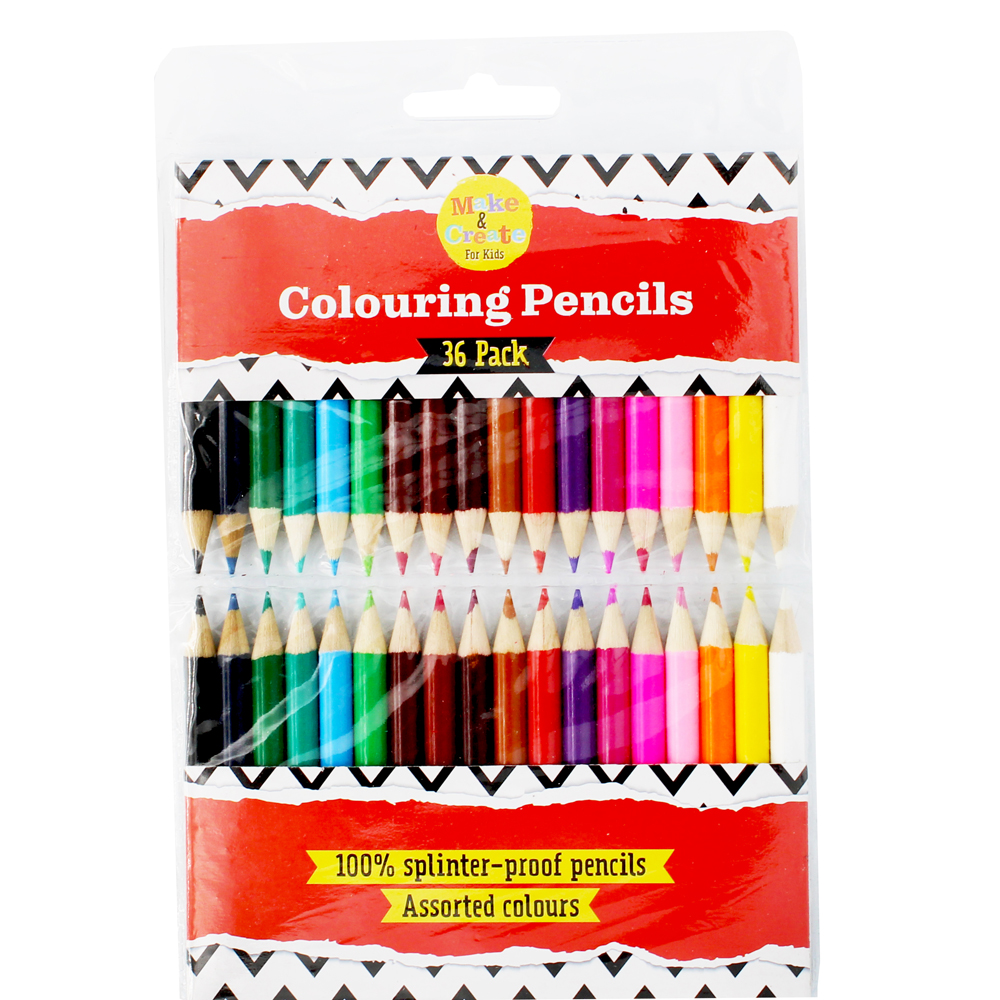 Mini Colour Pencils Pack of 36, Art & Craft, Brand New