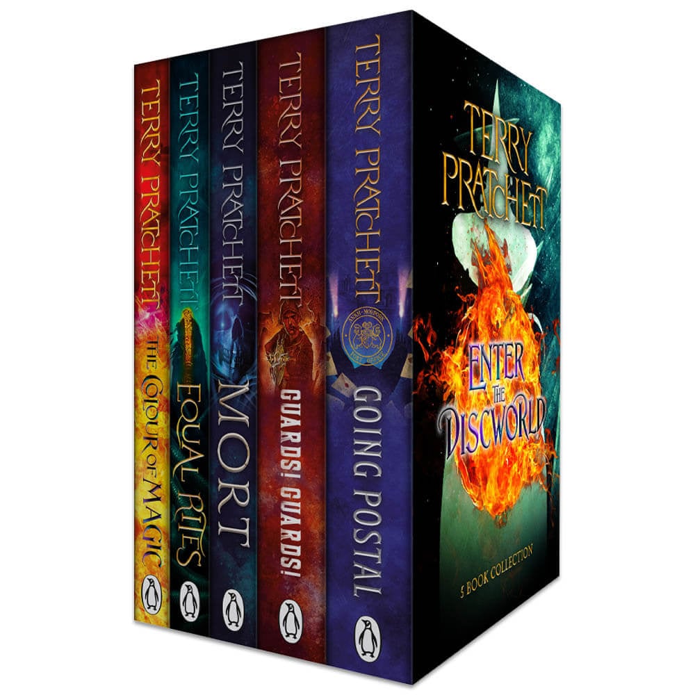 Terry Pratchett Enter the Discworld: 5 Book Box Set by Terry Pratchett - Fiction Book Collections (Box Set)