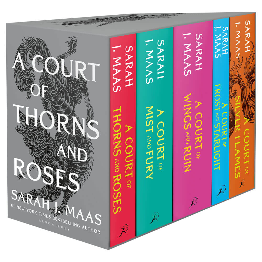 A Court of Thorns and Roses: 5 Book Box Set by Sarah J. Maas - Fantasy Fiction Books (Box Set)